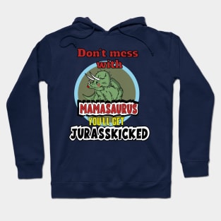 Don't mess with mamasaurus Hoodie